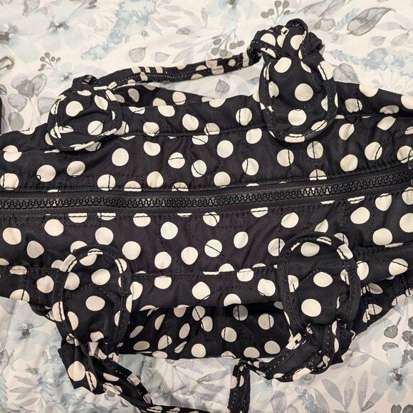 Marc By Marc Jacobs Nylon Quilted Diaper Bag Polka Dot - Picture 10 of 11